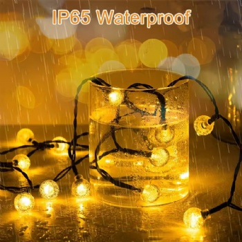 Outdoor Crystal Globe Lights Solar String Light SL004