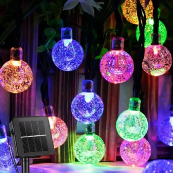 Outdoor Crystal Globe Lights Solar String Light SL004