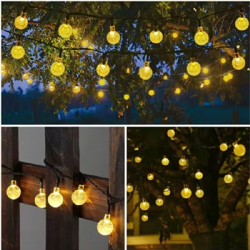 Outdoor Crystal Globe Lights Solar String Light SL004